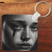 Girl with tears キーホルダー (裏面)