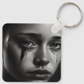 Girl with tears キーホルダー (裏面)