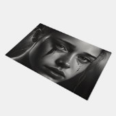 Girl with tears ドアマット (アングル)