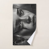 Girl with tears バスタオルセット (ハンドタオル)