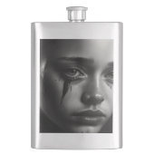 Girl with tears フラスク (正面)