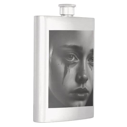 Girl with tears フラスク (右)