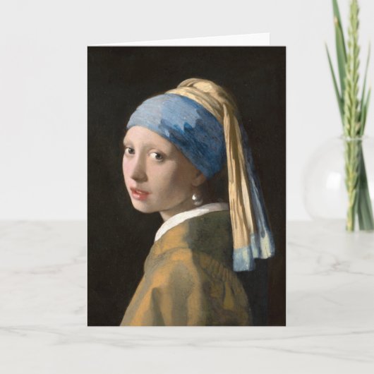 Girl with the pearl earring - Johannes Vermeer カード (正面)