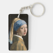 Girl with the pearl earring - Johannes Vermeer キーホルダー (裏面)