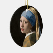 Girl with the pearl earring - Johannes Vermeer セラミックオーナメント (右)
