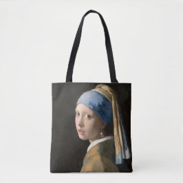Girl with the pearl earring - Johannes Vermeer トートバッグ