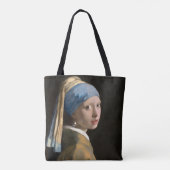 Girl with the pearl earring - Johannes Vermeer トートバッグ (裏面)