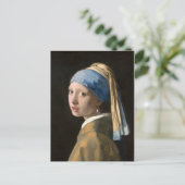 Girl with the pearl earring - Johannes Vermeer ポストカード (スタンド正面)