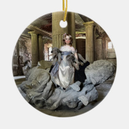 Girl with Toys セラミックオーナメント