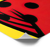 Girl with Yellow Shades Pop Art Poster ポスター (角)