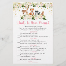 Girl Woodlandフローラ携帯ゲームの内容