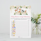 Girl Woodlandフローラ絵文字シャワーゲーム (スタンド正面)