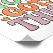 Girl You Got This Test Day Wer Motivational Quote ポスター (角)