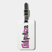 Girlapaloozaの荷物のラベル ラゲッジタグ (正面縦)