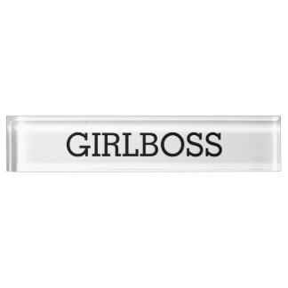 GIRLBOSSのネームプレート デスクネームプレート
