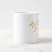 #girlbossコーヒーマグとハート ジャンボコーヒーマグカップ (正面)