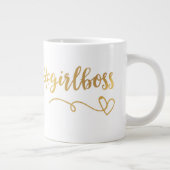 #girlbossコーヒーマグとハート ジャンボコーヒーマグカップ (右)