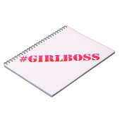 #GirlBoss -おもしろいの引用文のノート ノートブック (左側)