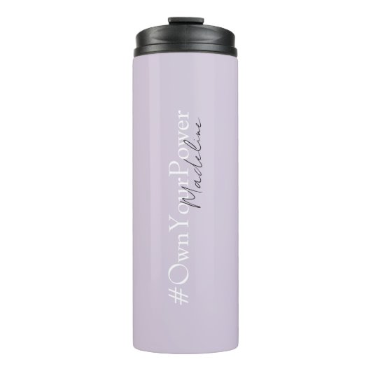 Girlboss Empowermentギフト – 名パーソナライズされた前 –  タンブラー (正面)