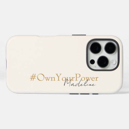 Girlboss Empowermentギフト – 名パーソナライズされた前 Case-Mate iPhoneケース (裏面 (横))