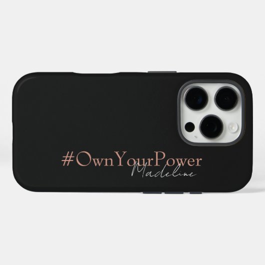 Girlboss Empowermentギフト – 名パーソナライズされた前 Case-Mate iPhoneケース (裏面 (横))