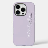 Girlboss Empowermentギフト – 名パーソナライズされた前 Case-Mate iPhoneケース (裏面)