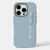 Girlboss Empowermentギフト – 名パーソナライズされた前 Case-Mate iPhoneケース (裏面)