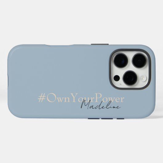 Girlboss Empowermentギフト – 名パーソナライズされた前 Case-Mate iPhoneケース (裏面 (横))
