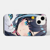 GirlCat PhoneCase iPhoneケース (裏面横)