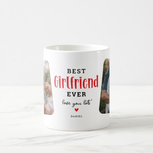 GIRLFIREND 最高の Ever 2写真かわいいギフト コーヒーマグカップ (中央)