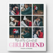Girlfriend ギフト | 世界で一番の彼女のフォト フォトプラーク (正面)