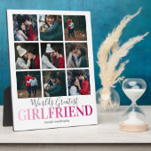 Girlfriend ギフト | 世界で一番の彼女のフォト フォトプラーク (側面)