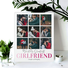 Girlfriend ギフト | 世界で一番の彼女のフォト フォトプラーク
