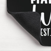 Girlfriend Fiance Wife 2026 Just Married Wedding H マウスパッド (コーナー)