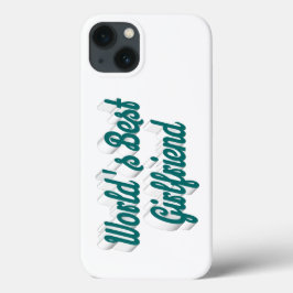 Girlfriend green script iPhone 13ケース