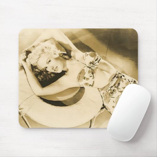 Girlfriend of Marilyn Monroe マウスパッド (マウス)