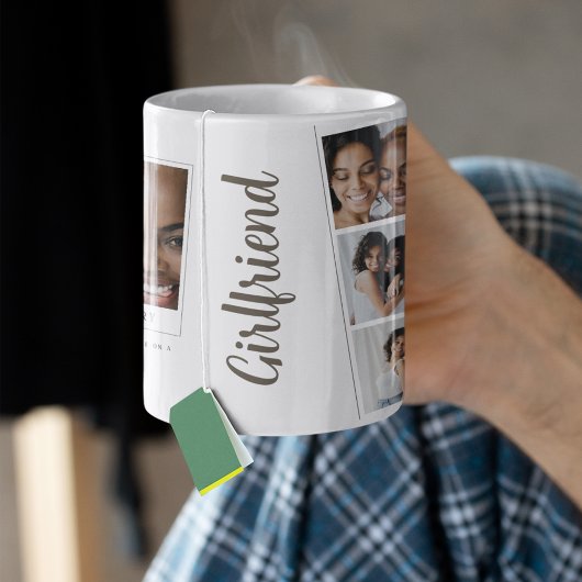 Girlfriend Photo Collage Mug コーヒーマグカップ