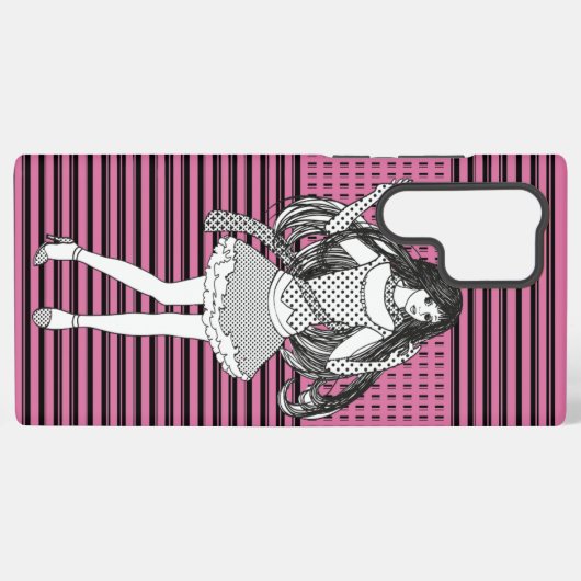 girlfriend samsung galaxyケース (裏面横)