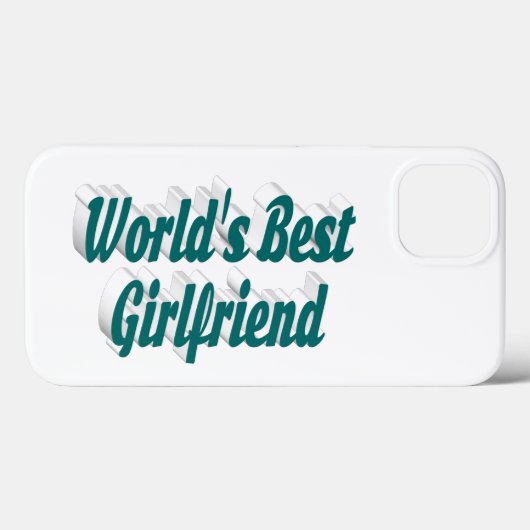 Girlfriend with green typography Case-Mate iPhoneケース (裏面 (横))