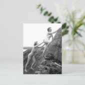 Girlfriendsヴィンテージ写真はがき ポストカード (スタンド正面)