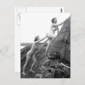 Girlfriendsヴィンテージ写真はがき ポストカード (正面/裏面)