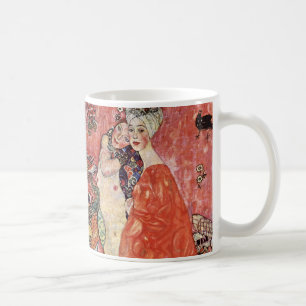 “ Girlfriends or Two Women Friend ” , Gustav Klimt コーヒーマグカップ