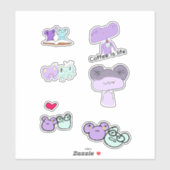 Girlie the frog sticker sheet シール (シート)