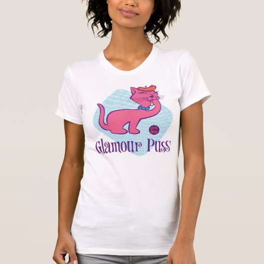 GirlieWear Glamour Puss Tシャツ (正面)