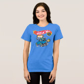 GirlieWear HotRod LoveBug トライブレンドＴシャツ (正面全面)