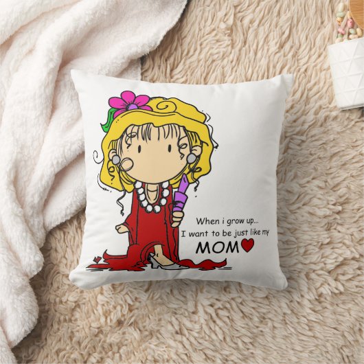 girllikemomm.png クッション (ブランケット)