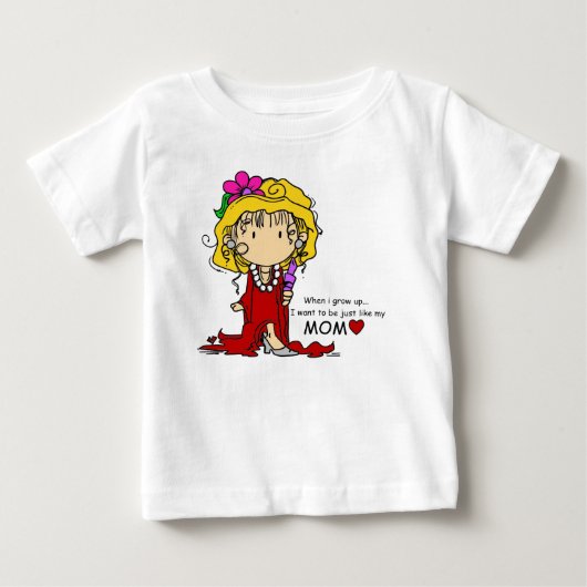 girllimomm.png ベビーTシャツ (正面)