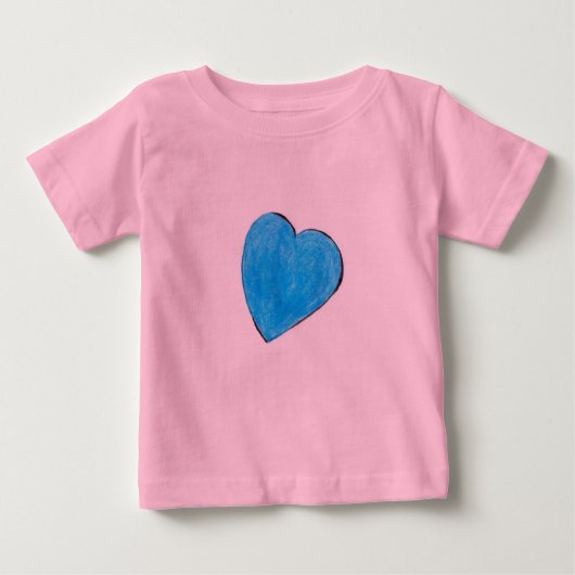 GirlLovesBlue ベビーTシャツ (正面)