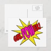 GirlPOWer ポストカード (正面/裏面)