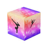 Girls体操キューブのカスタマイズ可能 フォトキューブ (裏面アングル)